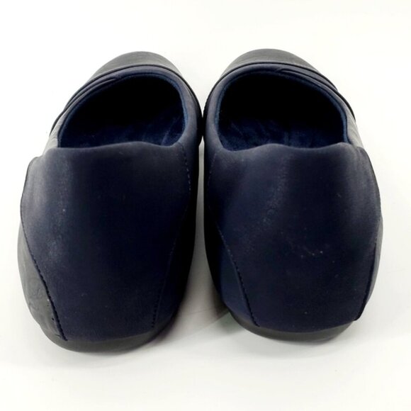 Tuscany by Easy Street Women's 9.5WW Comfort Wave Navy Blue Slip-on Flat - Picture 6 of 9